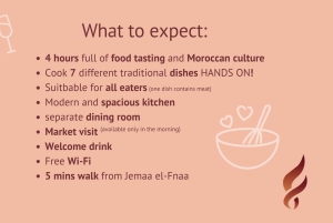Marrakech: Moroccan Cooking Class with Market Visit and Meal