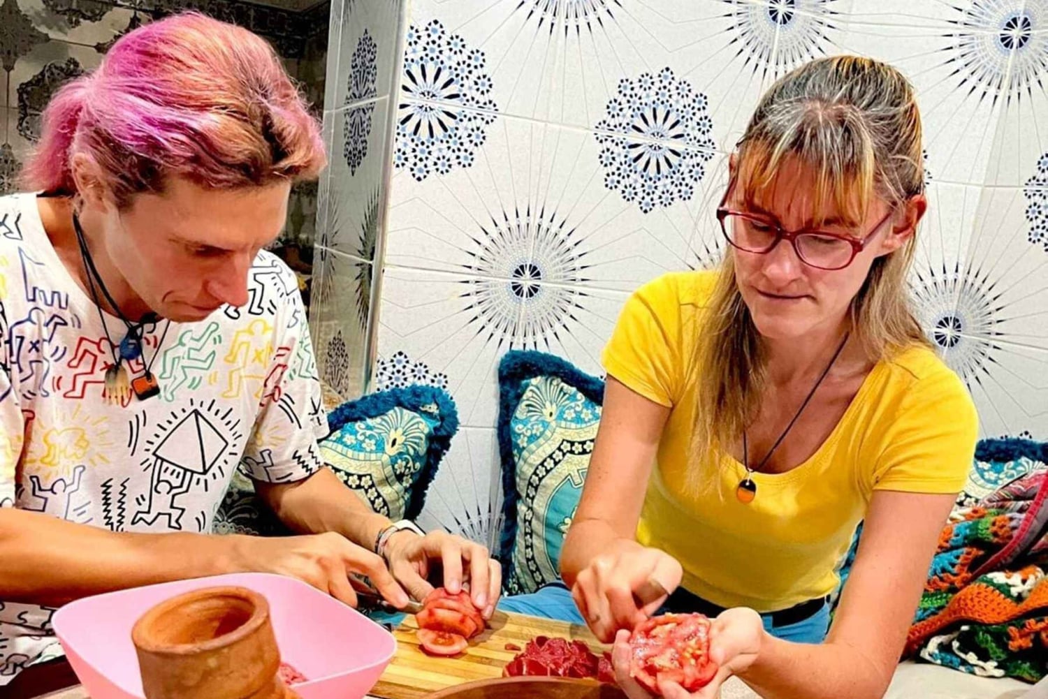 Marrakech - en matlagningskurs Matlagningskurs i det marockanska köket i ett lokalt hem