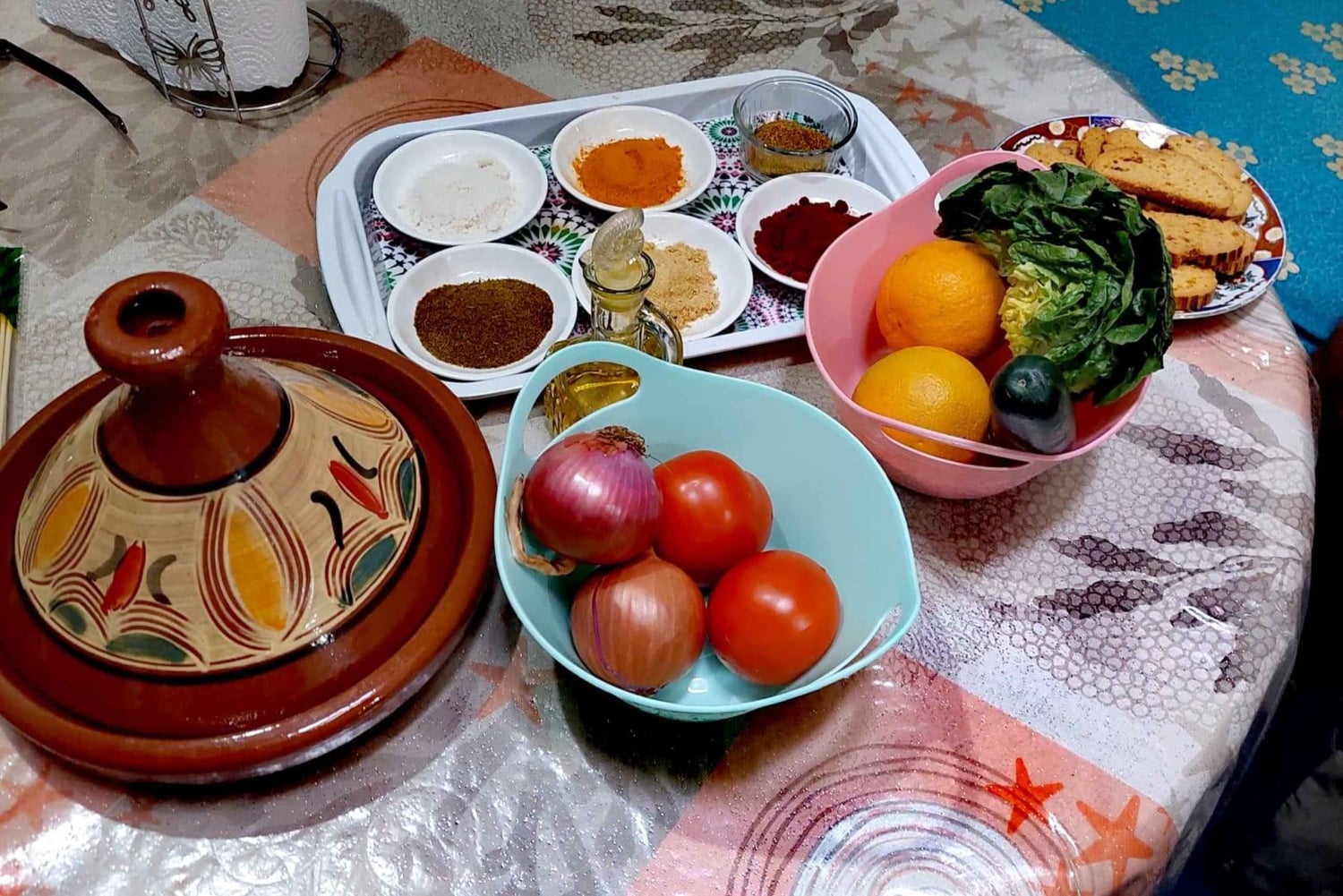 Marrakech - en matlagningskurs Matlagningskurs i det marockanska köket i ett lokalt hem