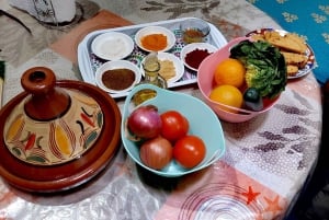 Marrakech - en matlagningskurs Matlagningskurs i det marockanska köket i ett lokalt hem