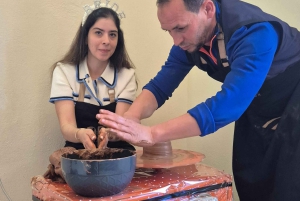 Marrakech: laboratorio di ceramica e tornitura con tè