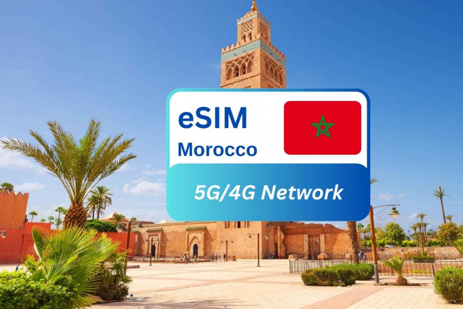 Marrakech: Marokko Premium eSIM Datentarif für Reisen