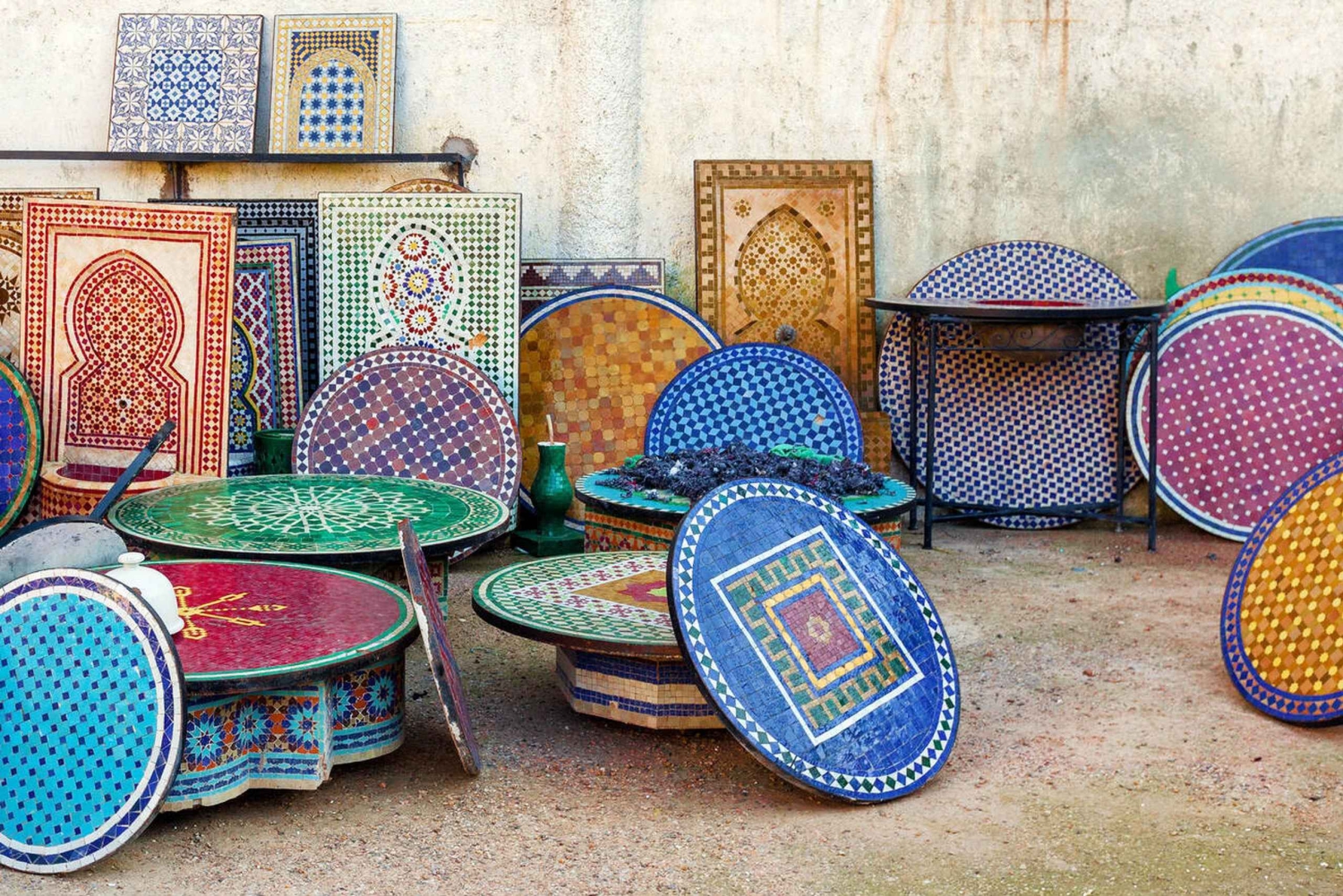 Marrakech: Mosaic Workshop with Hotel Pickup and Drop-off