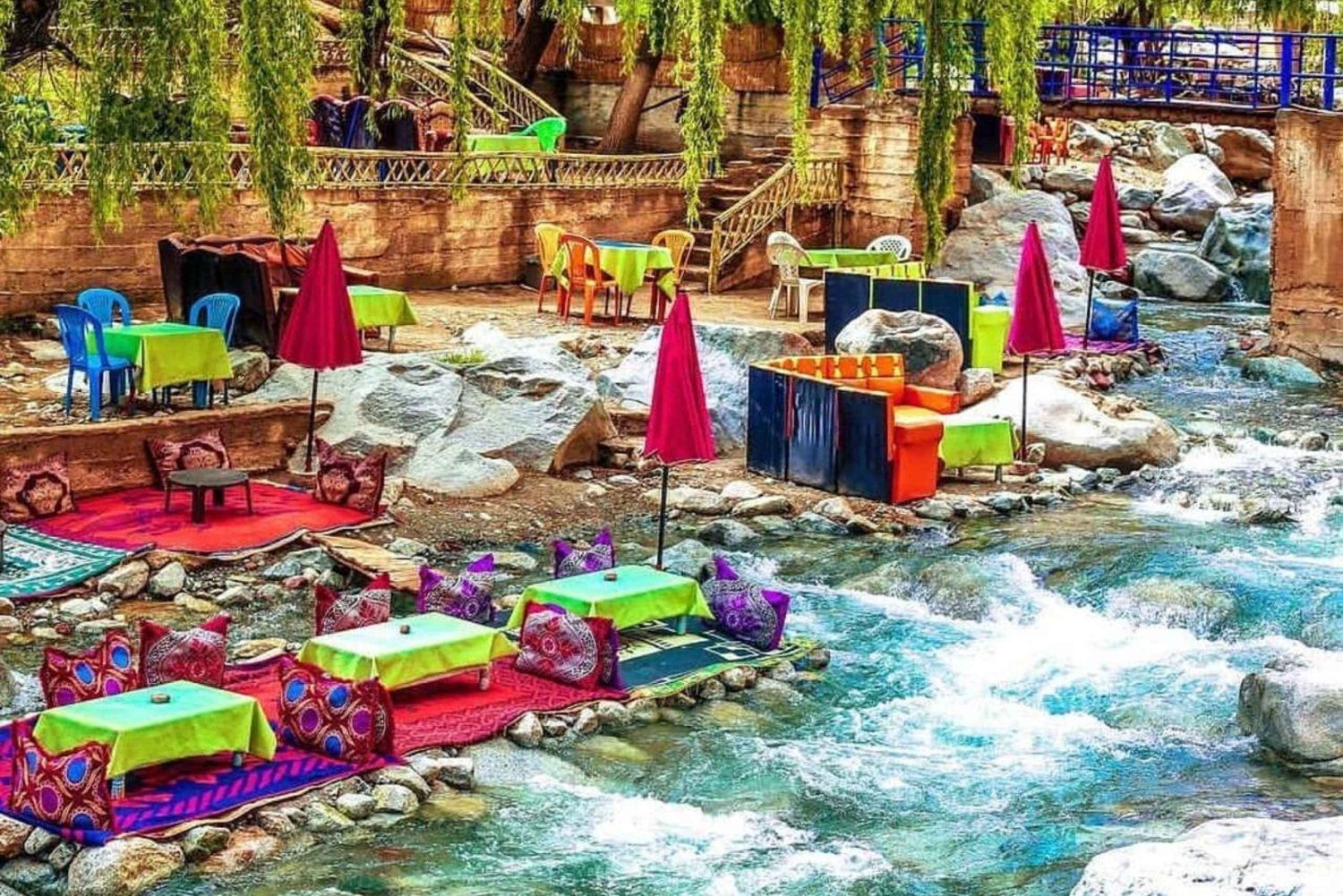 Marrakech: Tour della Valle dell'Ourika e delle Montagne dell'Atlante con pranzo