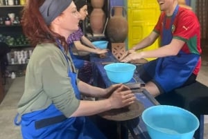 Marrakesch: Ourika-Wasserfall, Atlasgebirge, Töpferwerkstatt & Mittagessen