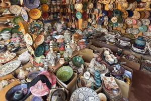 Marrakech : cascade de l'Ourika, montagnes de l'Atlas, poterie et déjeuner