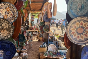 Marrakech : cascade de l'Ourika, montagnes de l'Atlas, poterie et déjeuner