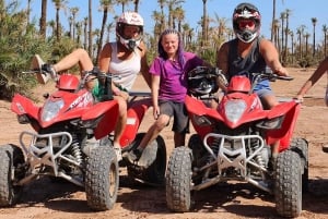 Marrakesz: Wycieczka quadem po gaju palmowym i pustyni Jbilat