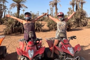Marrakesz: Wycieczka quadem po gaju palmowym i pustyni Jbilat