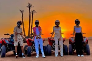 Marrakesz: Wycieczka quadem po gaju palmowym i pustyni Jbilat