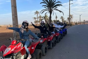 Marrakesz: Wycieczka quadem po gaju palmowym i pustyni Jbilat