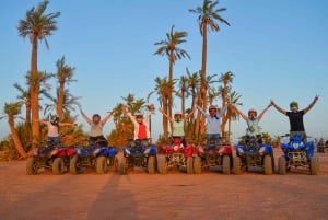 Marrakech : Excursion en quad dans la palmeraie