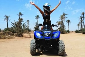 Marrakech Palmeraie: kameliratsastus ja Quad Bike Experience -kokemus