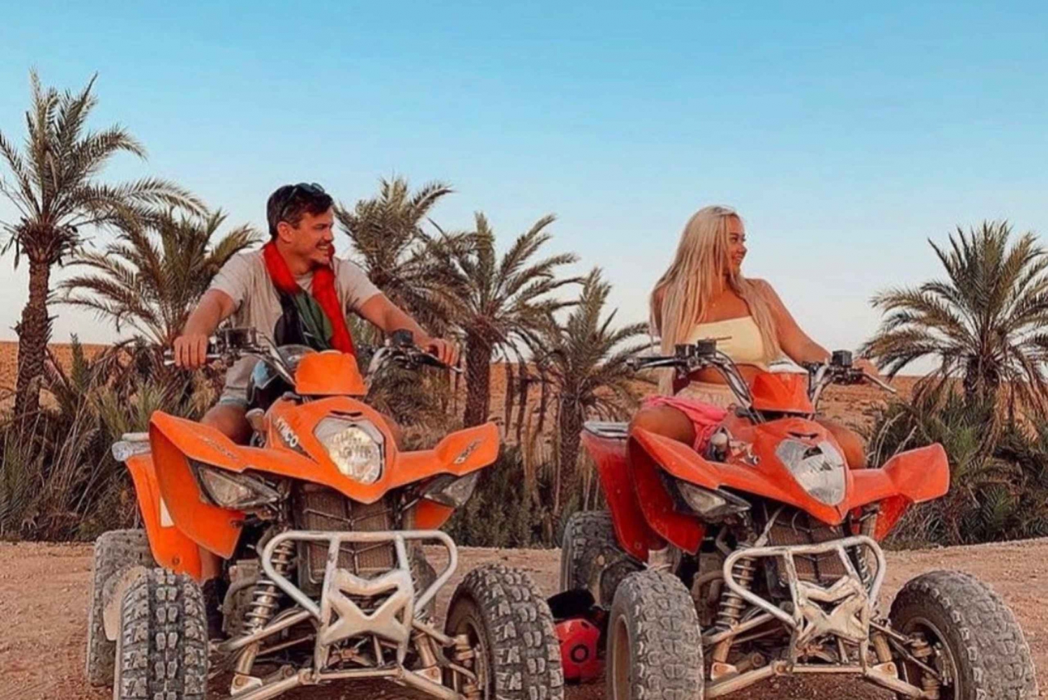 Marrakech Palmeraie : Exciting Quad Bike with pick up