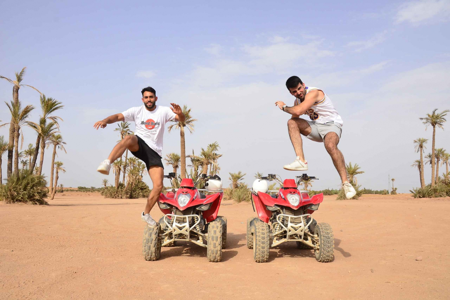Marrakech: passeio de quadriciclo guiado por Palmeraie com pausa para o chá