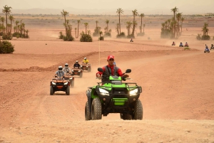 Marrakech : Visite guidée de la Palmeraie en quad avec pause thé