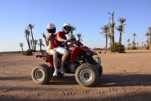 Marrakech : Visite guidée de la Palmeraie en quad avec pause thé