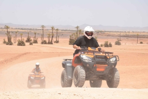 Marrakech : Visite guidée de la Palmeraie en quad avec pause thé