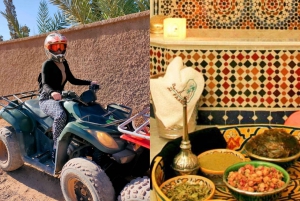 Marrakech: Palmeraie fyrhjuling och traditionellt marockanskt spa