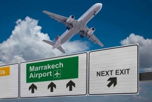 Marrakech: RAK:n lentokentälle tai lentokentältä