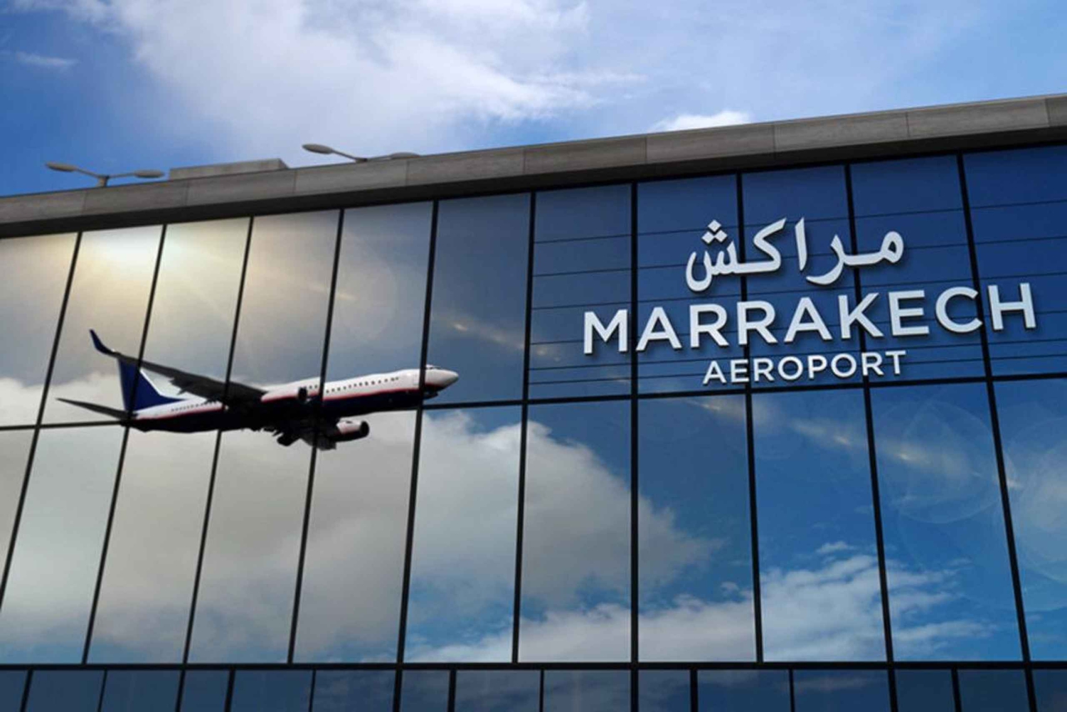 Marrakech: Privat transport fra eller til RAK Menara lufthavn