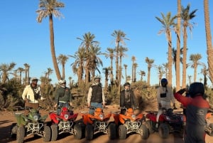 Marrakech: quad Adventure at the Dunes of the palmery desert
