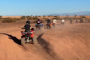 Marrakech: quad Adventure at the Dunes of the palmery desert