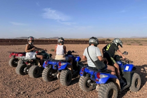 Marrakech: Quadavontuur in de woestijn met uitzicht op de palmentuin