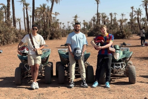 Marrakech: Quadavontuur in de woestijn met uitzicht op de palmentuin