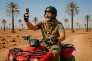 Marrakech: Quadavontuur in de woestijn met uitzicht op de palmentuin