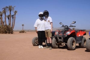 Marrakech: Aventura de quadriciclo no Palm Grove e Jbilat