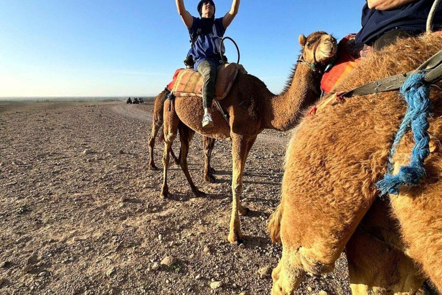 Marrakech: Fyrhjuling och kamelridning med middag i Agafay