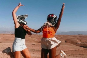 Marrakech : Quad et chameau avec dîner-spectacle et coucher de soleil