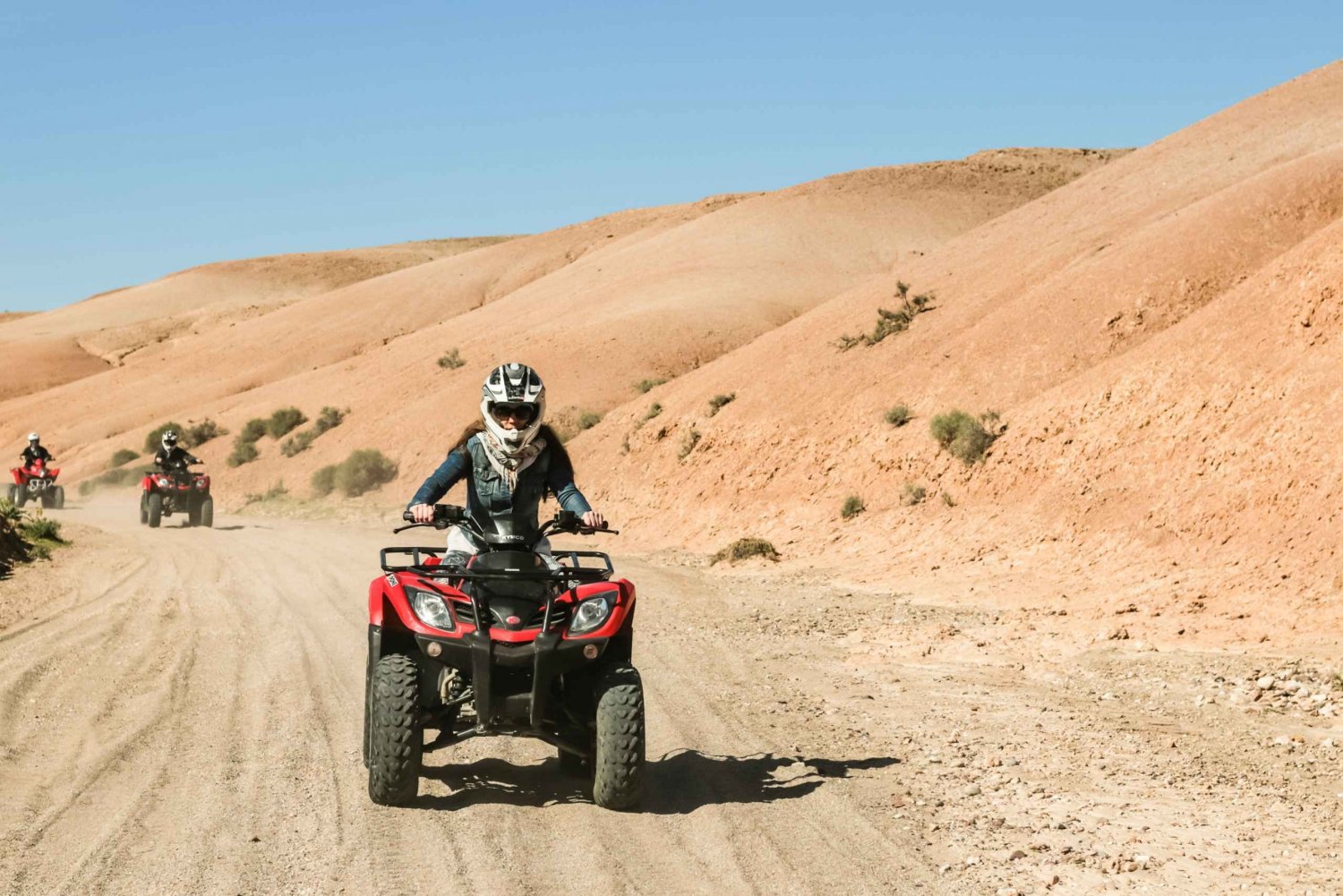 Opplevelse med firehjulssykkel i Marrakech: Ørken og Palmeraie