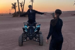 Marrakech : Quad Excursion In The Palm Grove & Jbilet Desert