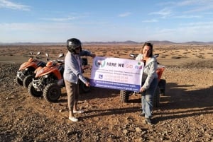 Odkryj palmowy gaj Marrakeszu na quadach