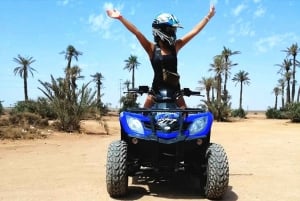 Marrakech: Quad Bike Tour in der Palmeraie Wüste und im Palmenhain