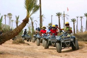 Marrakech: Quad Bike Tour in der Palmeraie Wüste und im Palmenhain