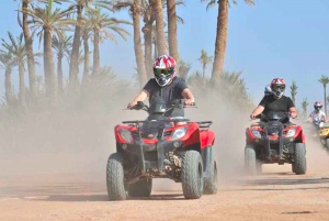 Marrakech: Quad Bike Tour in Palmeraie Desert and Palm Grove