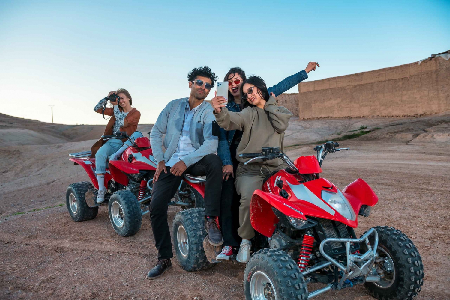 Marrakech: Quad Bike Tour to Palm Oasis and Jbilat Desert
