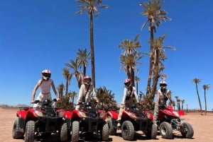 Marrakech: Quad Bike Tour to Palm Oasis and Jbilat Desert