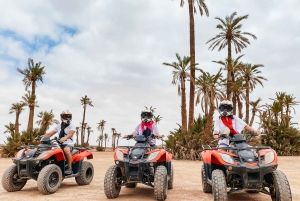 Marrakech: Tour in quad all'oasi delle palme e al deserto di Jbilat