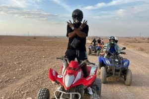 Marrakech: Agafay Desert Quad Biking with Dinner Show