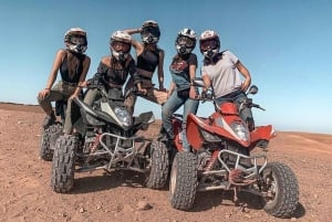 Marrakech: Kamel- og ATV-tur med solnedgang, middag og show