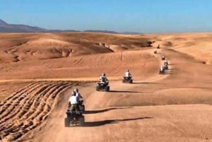 Marrakech: Kamel- og ATV-tur med solnedgang, middag og show