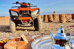 Marrakech: Tramonto in quad nella Palmeraie con tè