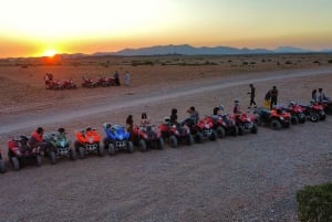 Marrakech:quad excursion at Jbilet desert with Moroccan tea