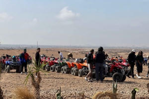 Marrakech: Excursão de quadriciclo nas dunas de palmeiras com chá