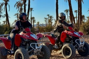 Marrakech: Quad excursion at the palm grove dunes with tea