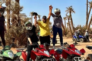 Marrakech: Quad excursion at the palm grove dunes with tea
